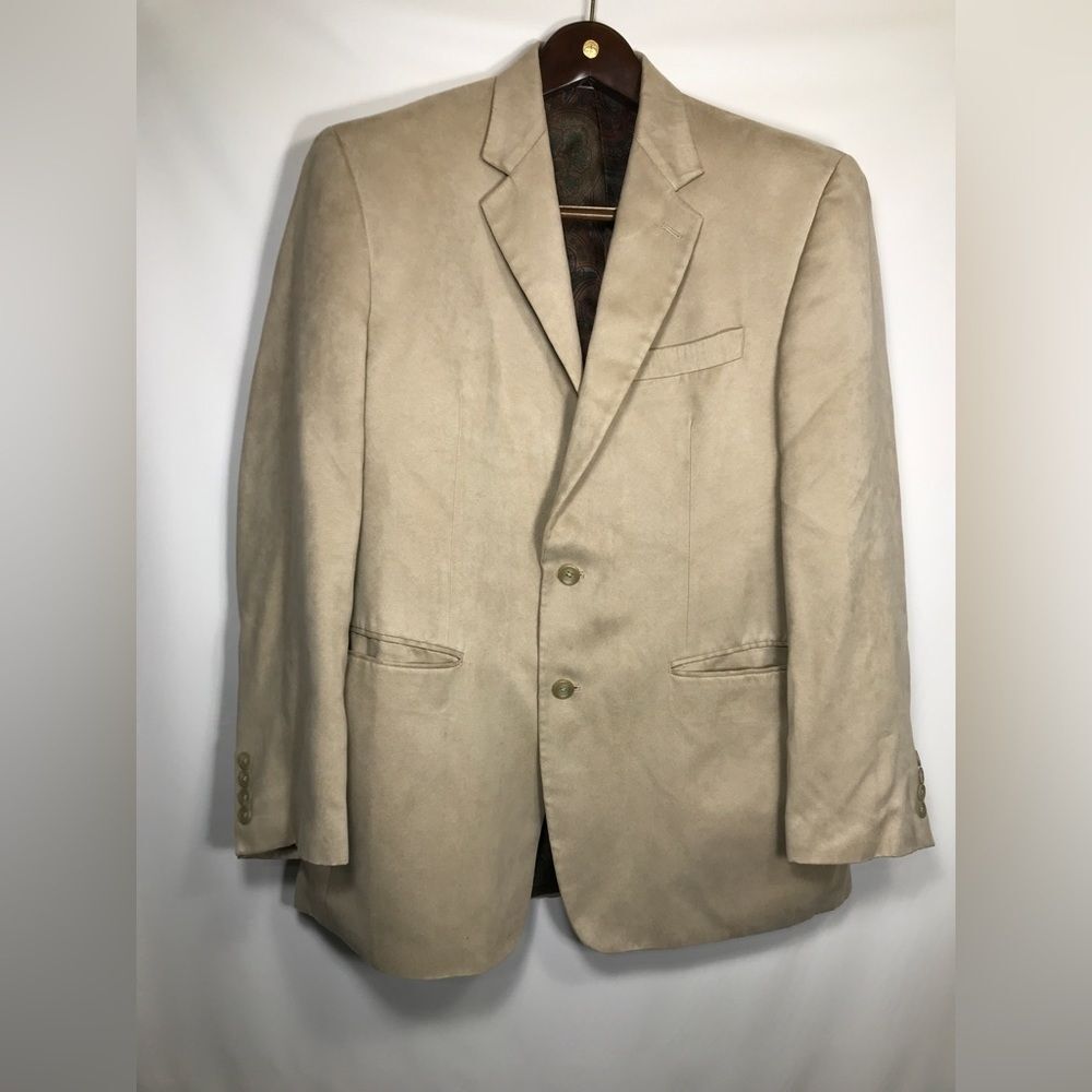 Lauren Ralph Lauren Brown 2 Button tan Sport Coat Blazer Men's Size 40R